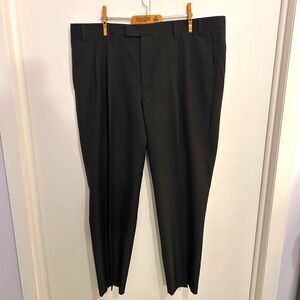 Men's John Henry Black Pleated Front Modern Fit Dress Pants Size 40x30